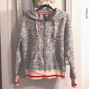 Roots Cabin Thick Zip Up Sweater Size M
